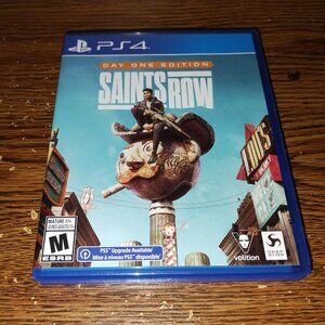 Saints Row Day One Edition (Sony PlayStation 4, PS4, 2022)